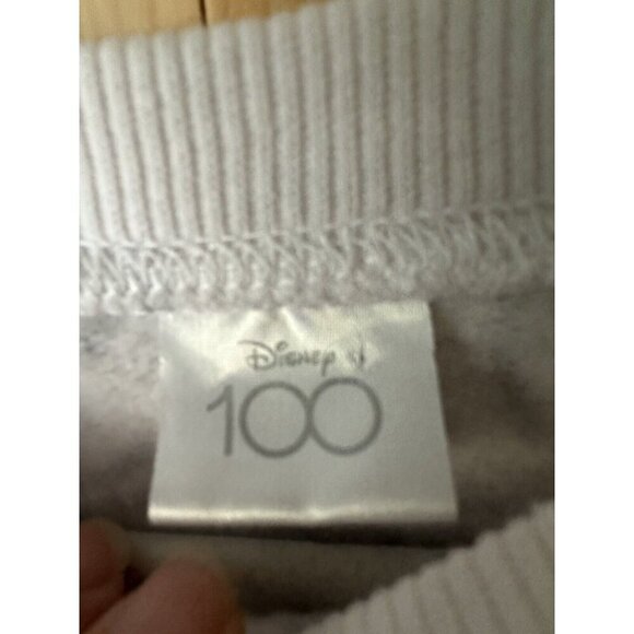 Disney 100 Mickey Mouse Sweatshirt Size S Chenille Patch 100th Anniversary - Picture 3 of 4